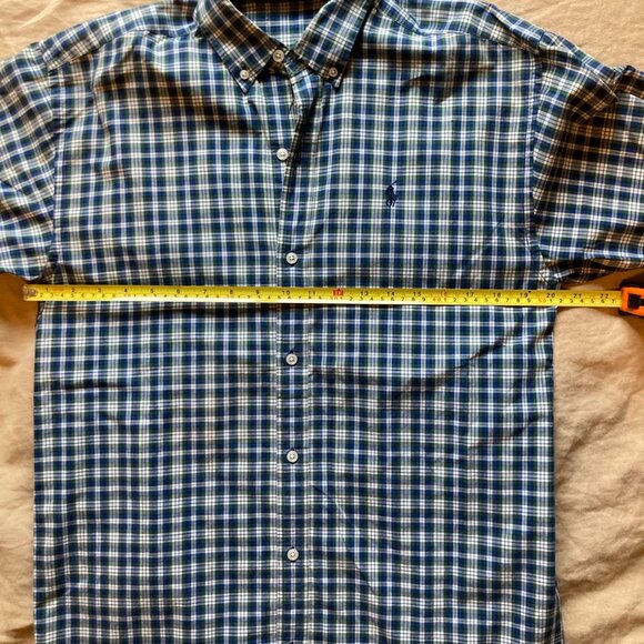 Ralph Lauren Long Sleeve Plaid Button Down Men's Size Small Classic Fit Polo - Picture 6 of 8